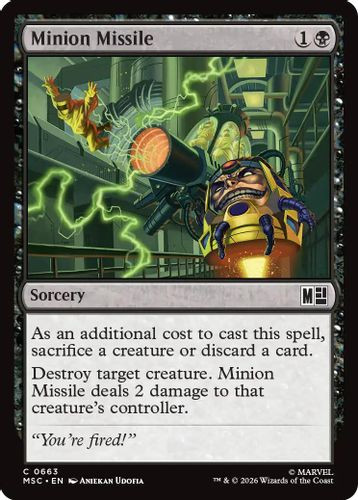[MSC-0663](C) Minion Missile (Foil)