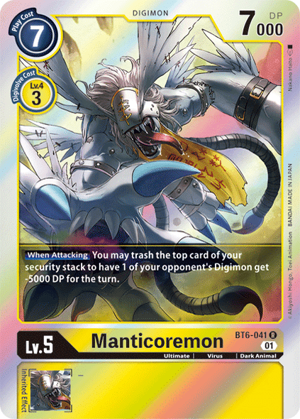 BT06-041R Manticoremon (Foil)