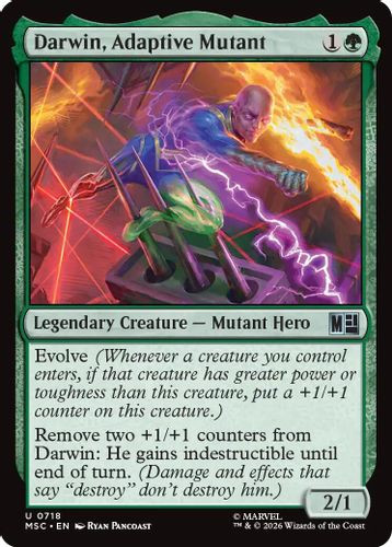 [MSC-0718](U) Darwin, Adaptive Mutant (Foil)