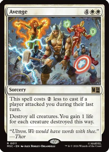 [MSC-0011](R) Avenge