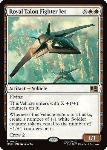 [MSC-0024](R) Royal Talon Fighter Jet