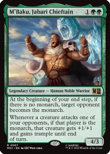 [MSC-0067](R) M'Baku, Jabari Chieftain