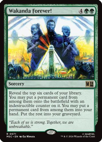 [MSC-0071](R) Wakanda Forever!