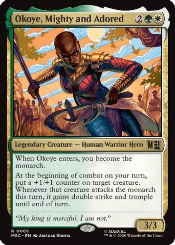 [MSC-0089](R) Okoye, Mighty and Adored