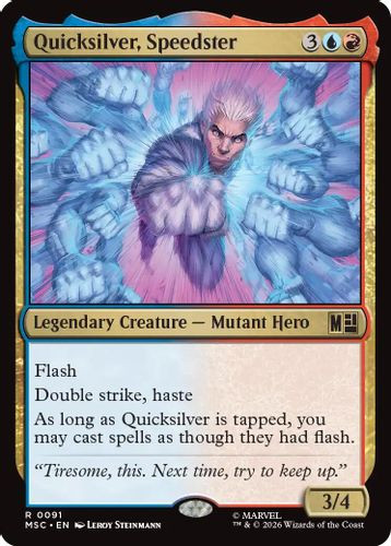 [MSC-0091](R) Quicksilver, Speedster