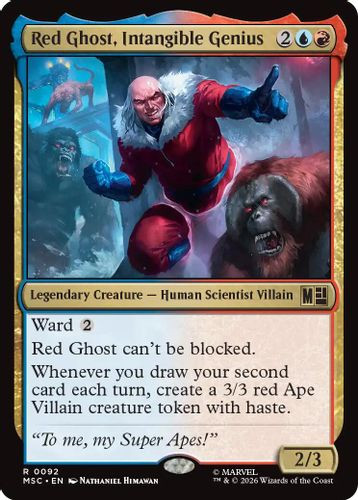 [MSC-0092](R) Red Ghost, Intangible Genius