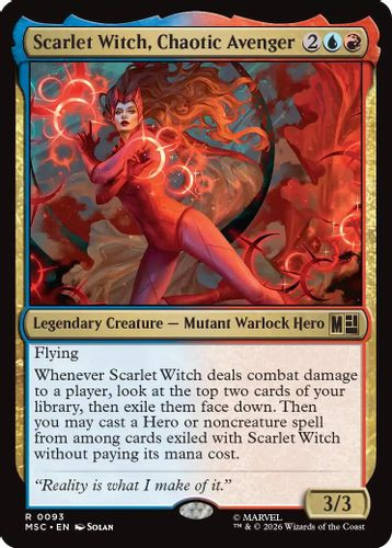 [MSC-0093](R) Scarlet Witch, Chaotic Avenger