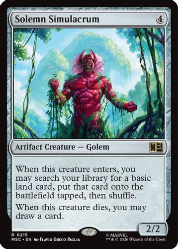 [MSC-0215](R) Solemn Simulacrum