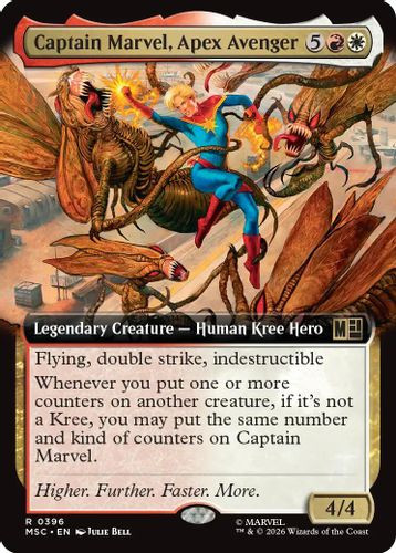 [MSC-0396](R) Captain Marvel, Apex Avenger (Extended Art)