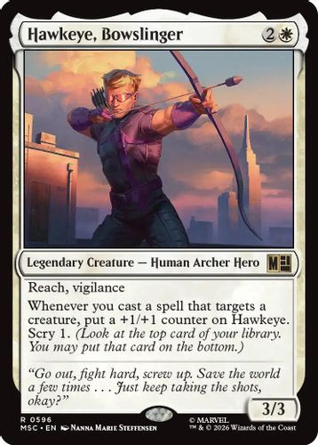 [MSC-0596](R) Hawkeye, Bowslinger
