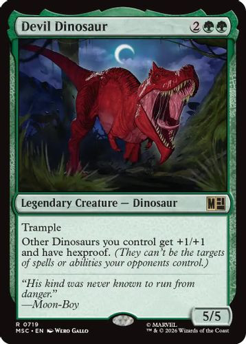 [MSC-0719](R) Devil Dinosaur