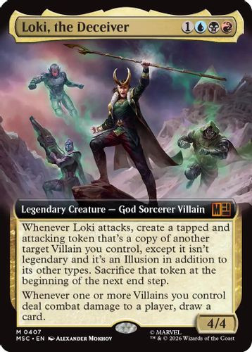[MSC-0407](M) Loki, the Deceiver (Extended Art)