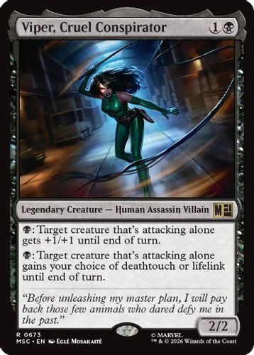 [MSC-0673](R) Viper, Cruel Conspirator (Foil)