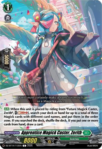 [DZ-BT14/112EN](C) Apprentice Magick Caster, Zerith