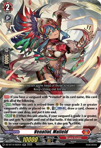 [DZ-BT14/022EN](RR) Venatiol, Malield
