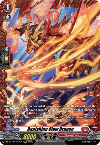 [DZ-BT14/FR07EN](FR) Banishing Claw Dragon (FR)