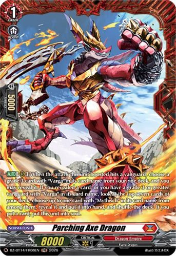 [DZ-BT14/FR08EN](FR) Parching Axe Dragon (FR)