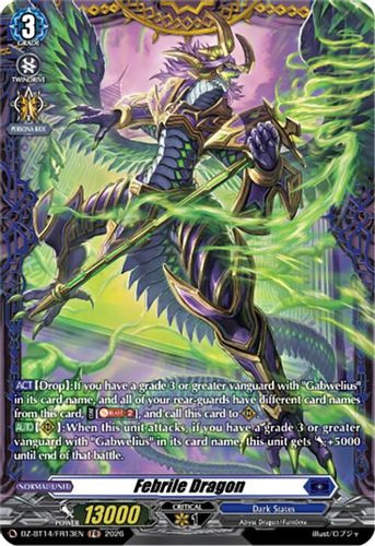 [DZ-BT14/FR13EN](FR) Febrile Dragon (FR)