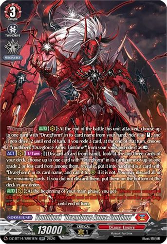 [DZ-BT14/SR01EN](SR) Youthberk "Draegforce Arms: Fantome" (SR)