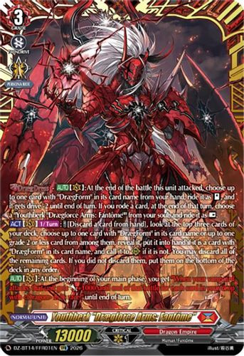 [DZ-BT14/FFR01EN](FFR) Youthberk "Draegforce Arms: Fantome" (FFR)