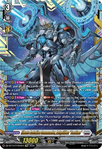 [DZ-BT14/FFR10EN](FFR) Librate Battalion Commander, Aelquilibra "Fantome" (FFR)