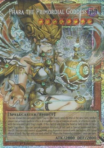 [CORI-EN022] Phara the Primordial Goddess {Extended Art} (Starlight Rare)<1st>