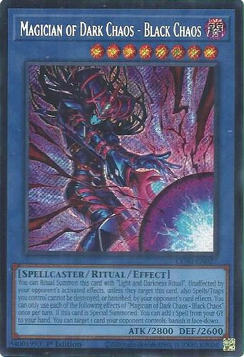 [CORI-EN027] Magician of Dark Chaos - Black Chaos (Secret Rare)<1st>
