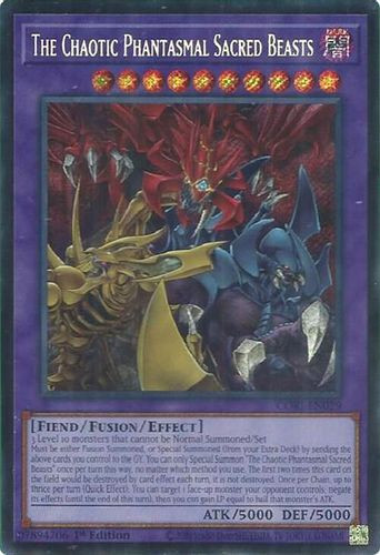 [CORI-EN029] The Chaotic Sacred Beasts (Secret Rare)<1st>