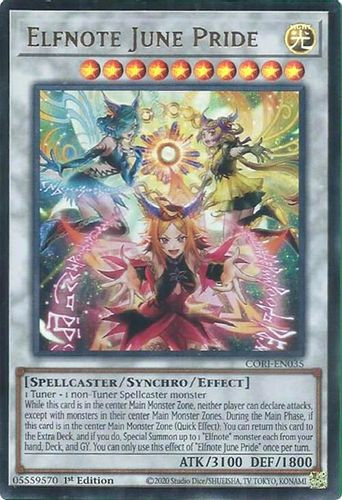 [CORI-EN035] Elfnote June Pride (Ultra Rare)<1st>