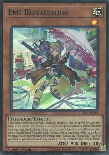 [CORI-EN014] Emi Blitzclique (Super Rare)<1st>