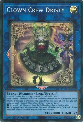 [CORI-EN042] Clown Crew Dristy (Super Rare)<1st>