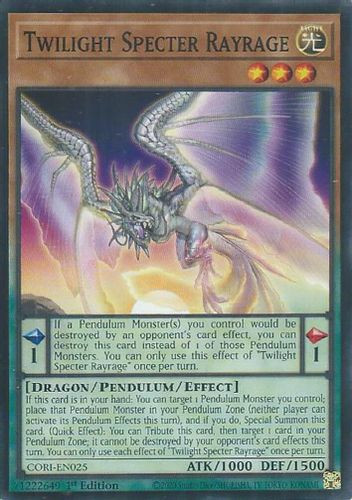 [CORI-EN025] Twilight Specter Rayrage (Common)<1st>