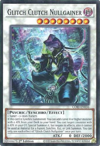 [CORI-EN036] Glitch Clutch Nullgainer (Common)<1st>