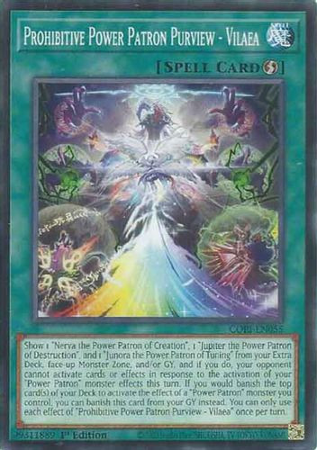 [CORI-EN055] Prohibitive Power Patron Purview - Vilaea (Common)<1st>