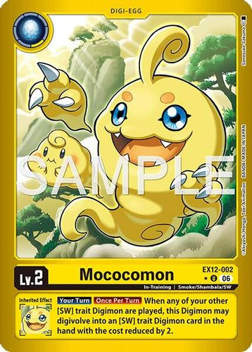 [EX12-002](U) Mococomon (1 Star Color Frame) (Foil)