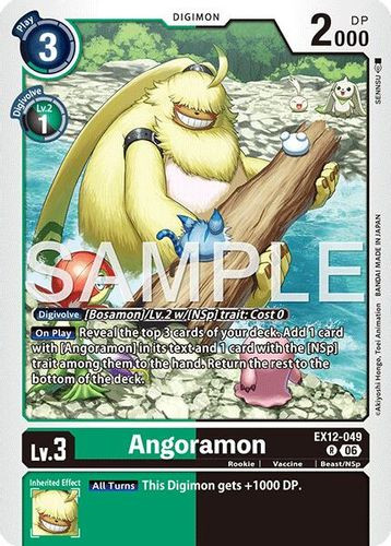 [EX12-049](R) Angoramon (Foil)