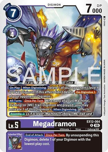[EX12-064](R) Megadramon (Foil)