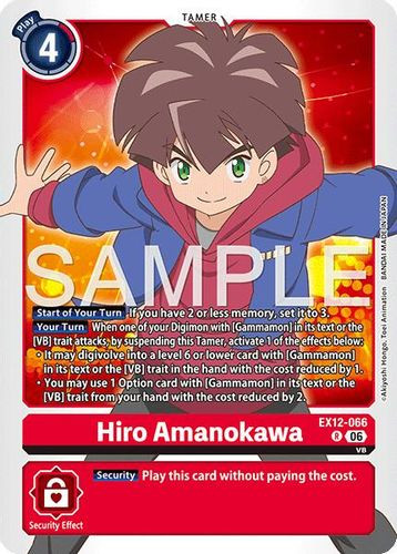 [EX12-066](R) Hiro Amanokawa (Foil)