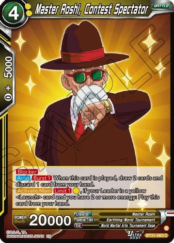 [BT31-063](C) Master Roshi, Contest Spectator