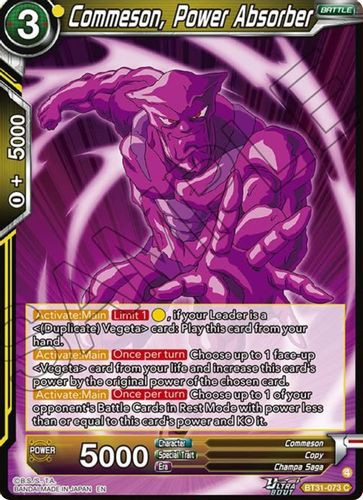 [BT31-073](C) Commeson, Power Absorber