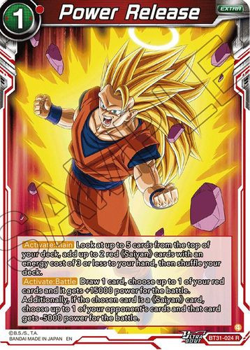 [BT31-024](R) Power Release (Foil)