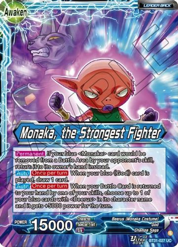 [BT31-027](UC) Monaka // Monaka, the Strongest Fighter (Foil)