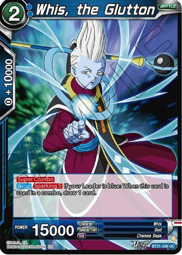 [BT31-036](UC) Whis, the Glutton (Foil)