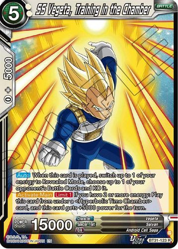[BT31-123](R) SS Vegeta, Training in the Chamber (Foil)