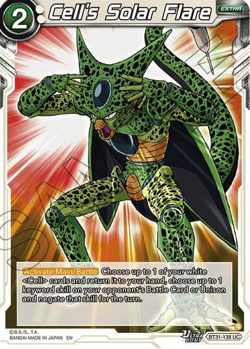 [BT31-138](UC) Cell's Solar Flare (Foil)