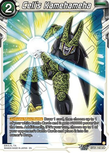 [BT31-142](UC) Cell's Kamehameha (Foil)