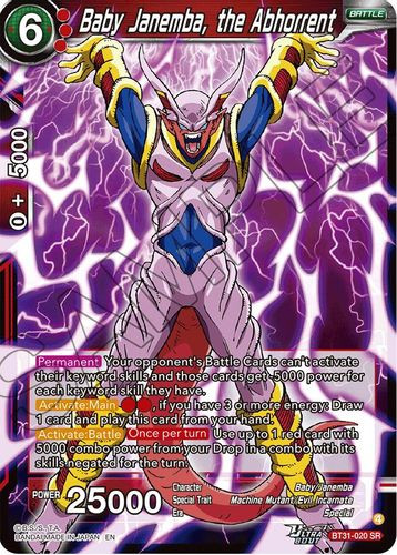 [BT31-020](SR) Baby Janemba, the Abhorrent (Foil)