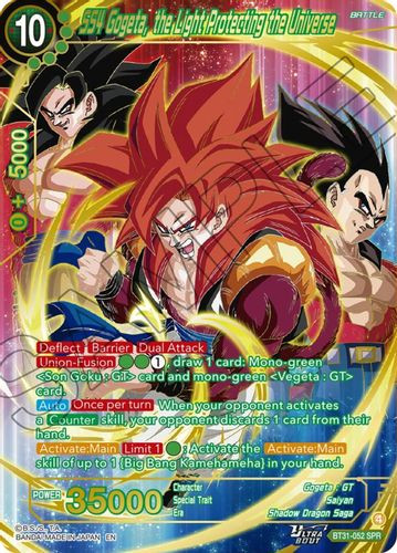 [BT31-052](SPR) SS4 Gogeta, the Light Protecting the Universe (Foil)