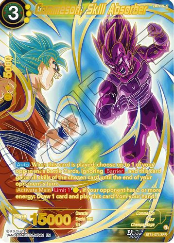 [BT31-074](SPR) Commeson, Skill Absorber (Foil)