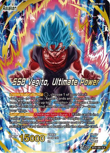 [BT31-085](SLR) Vegito // SSB Vegito, Ultimate Power (Foil)